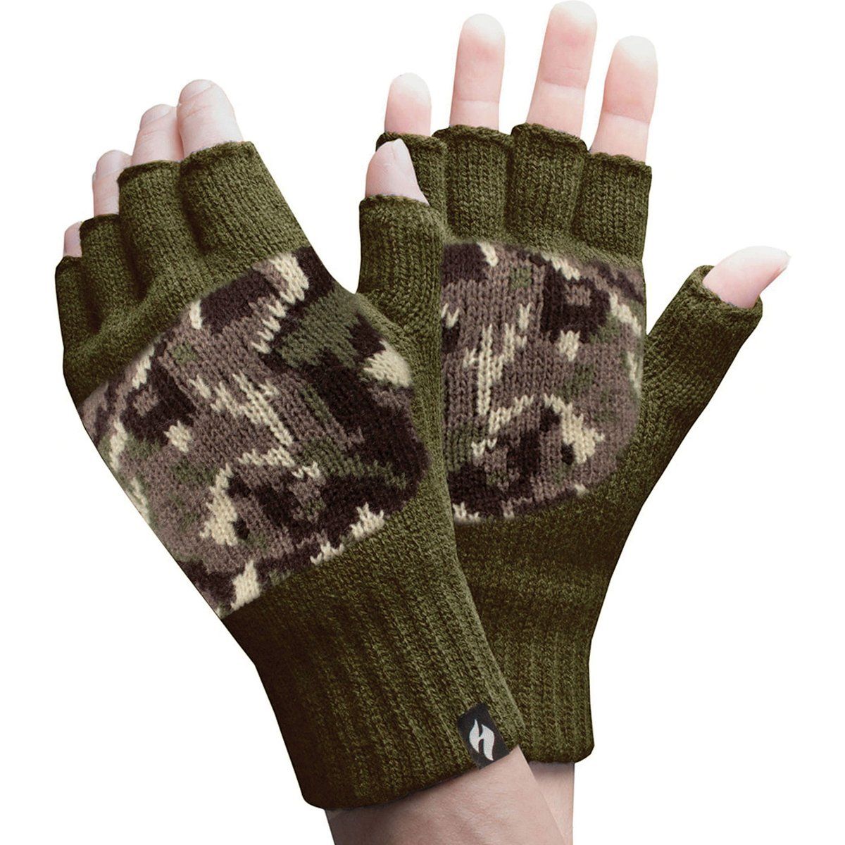 Thermo-Fleece gefütterte Camouflage-Handschuhe