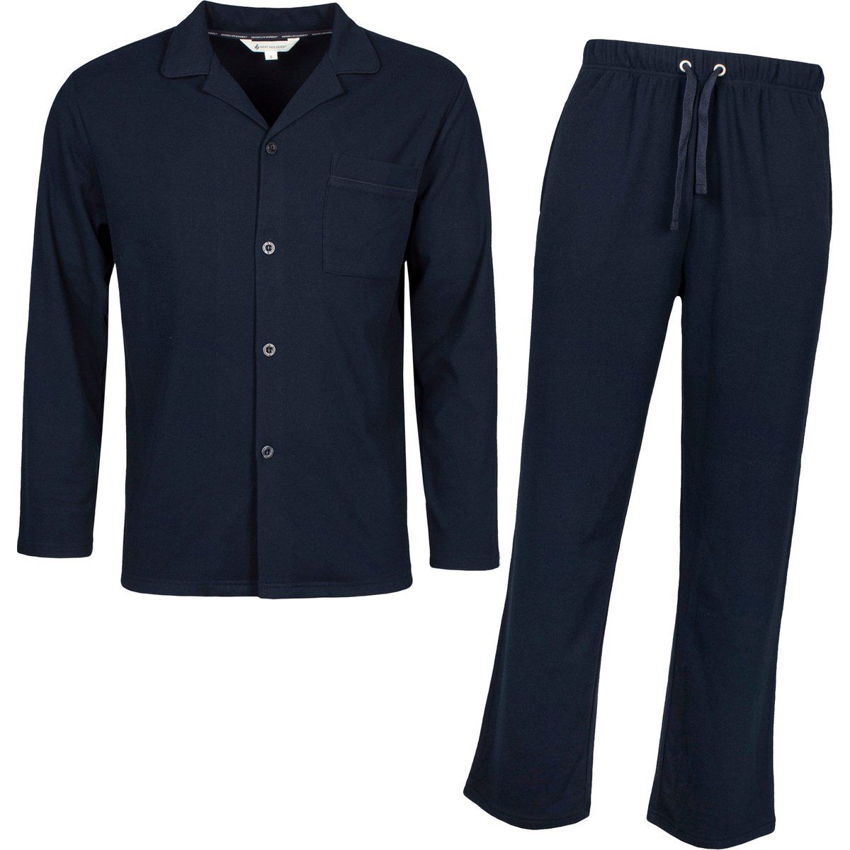 Thermo-Pyjama-Set mit Knopfleiste