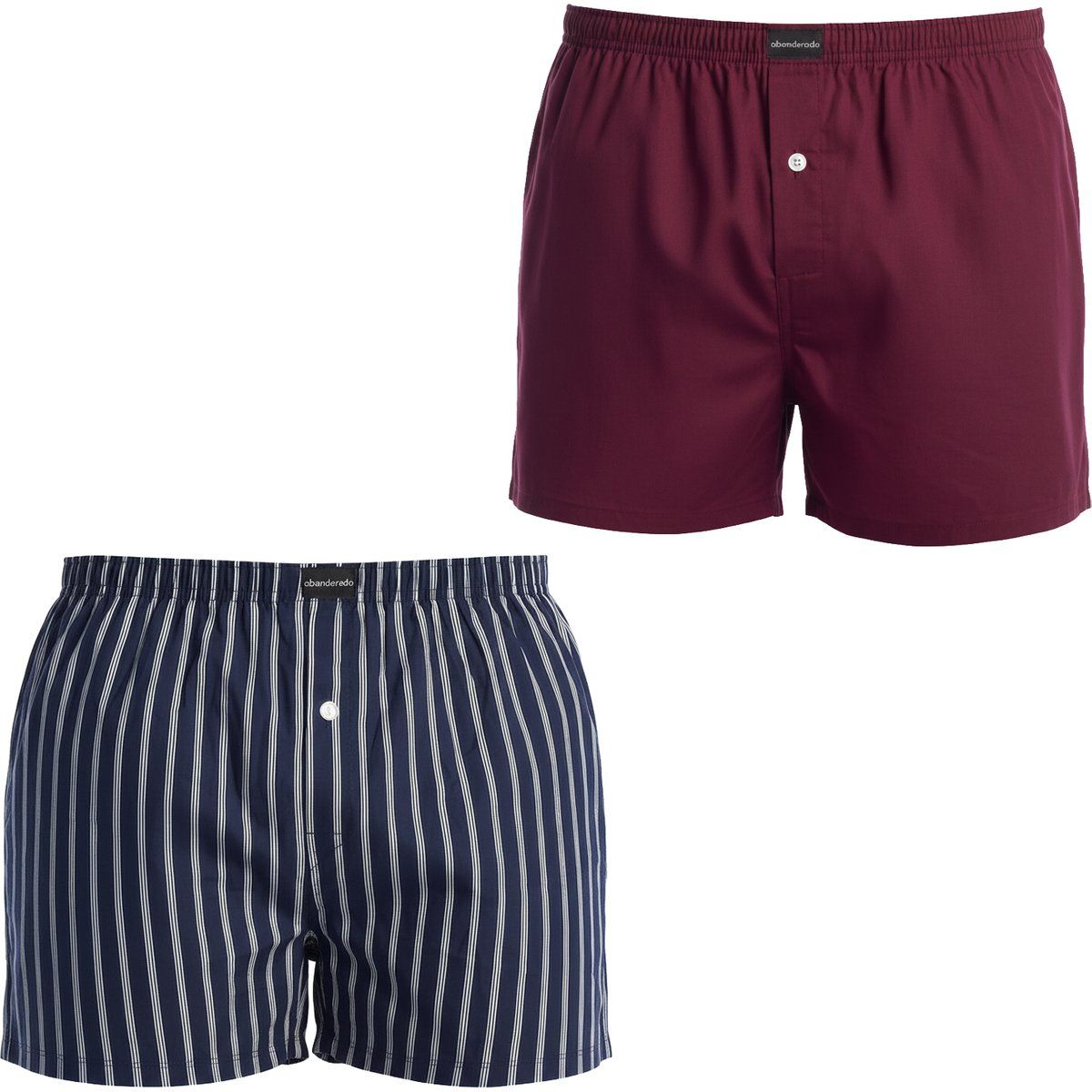 Klassische weit geschnittene Baumwoll-Boxershorts