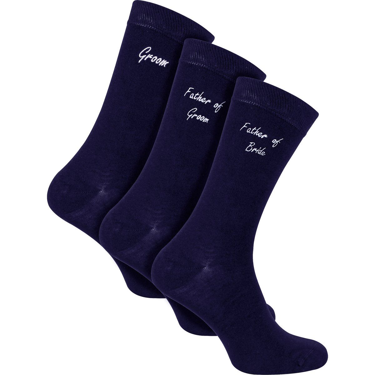 Bestickte Socken für die Hochzeitsgesellschaft