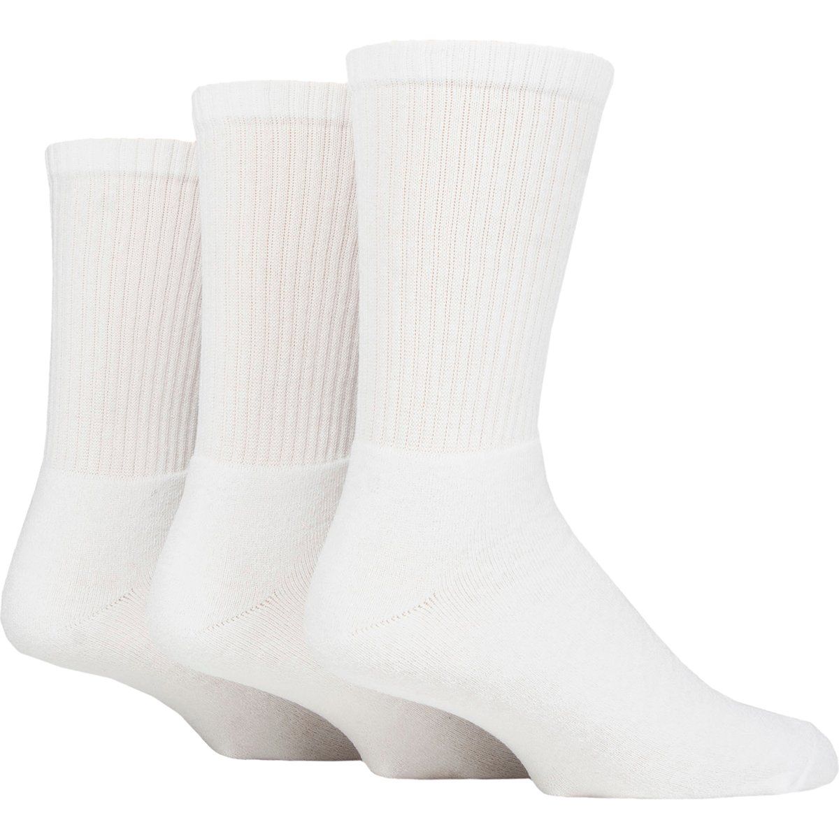 Klassische gerippte Crew-Sportsocken
