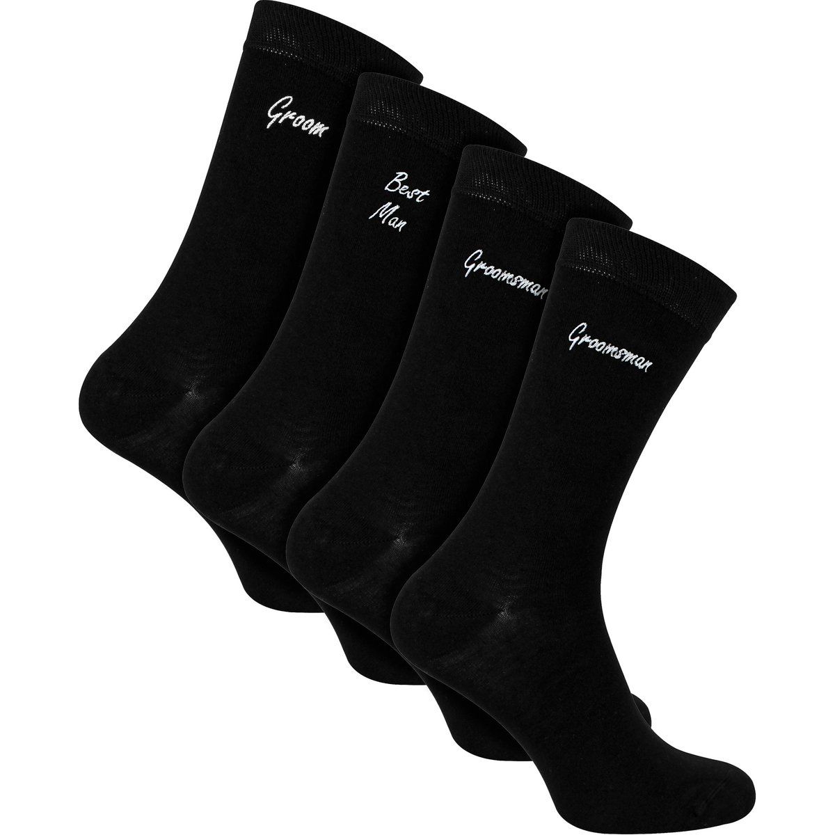Besticktes Socken-Set für Hochzeitsgesellschaft