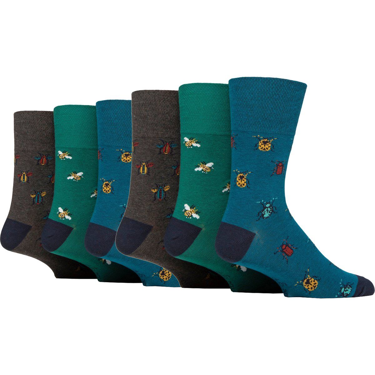 Gemusterte Nicht-Elastische Herrensocken