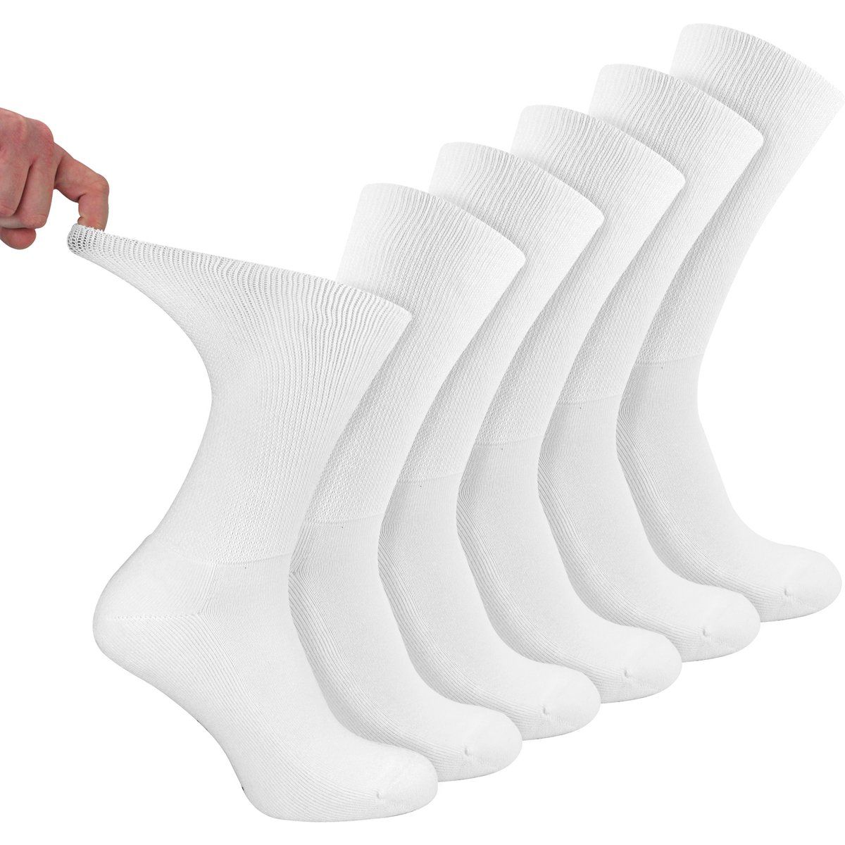 Atmungsaktive Nicht-Einschnürende Komfort Sportsocken