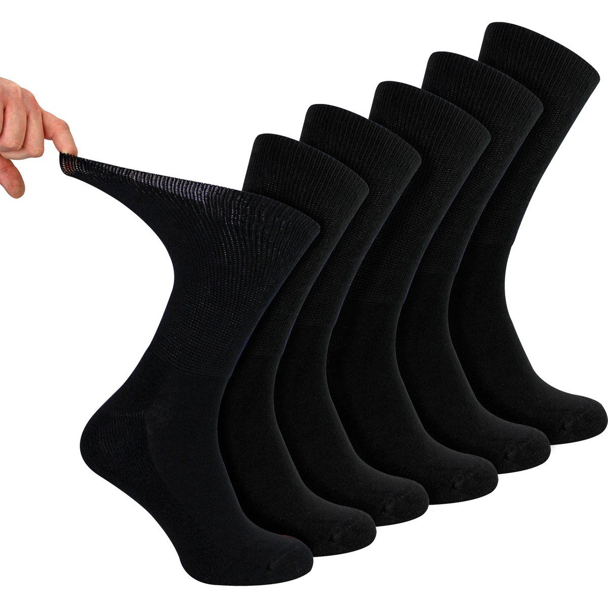 Atmungsaktive Nicht Einschnürende Diabetiker-Sportsocken