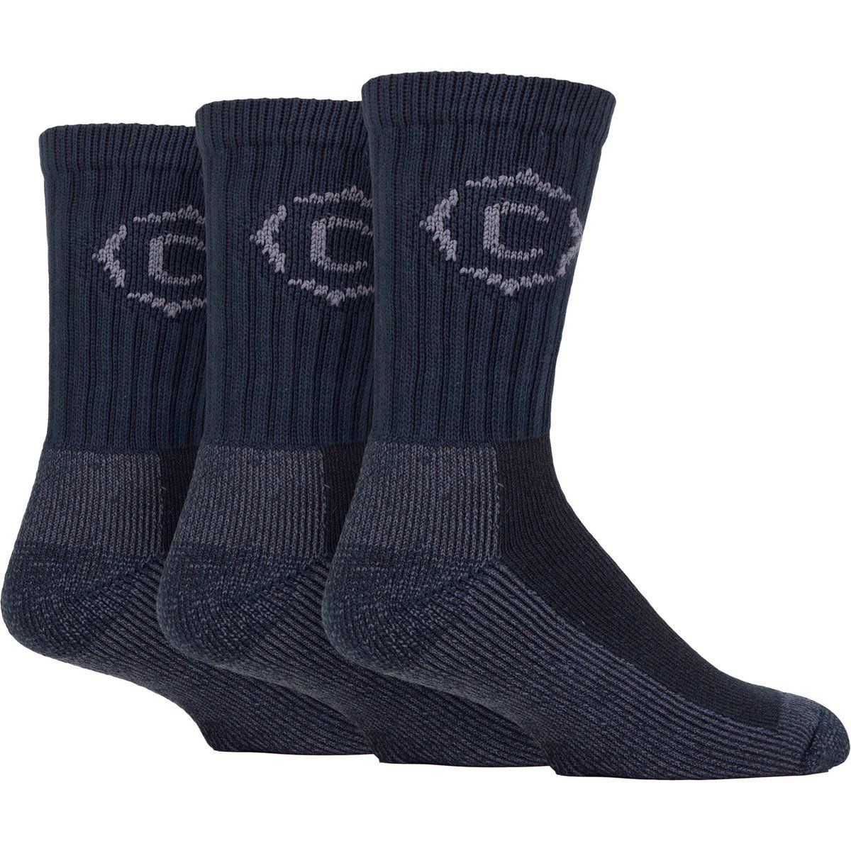 Strapazierfähige gepolsterte Wandersocken