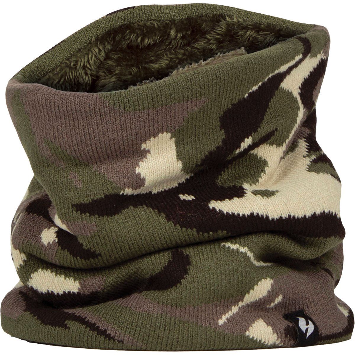 Thermo-Fleece-Halswärmer mit Camouflage-Muster