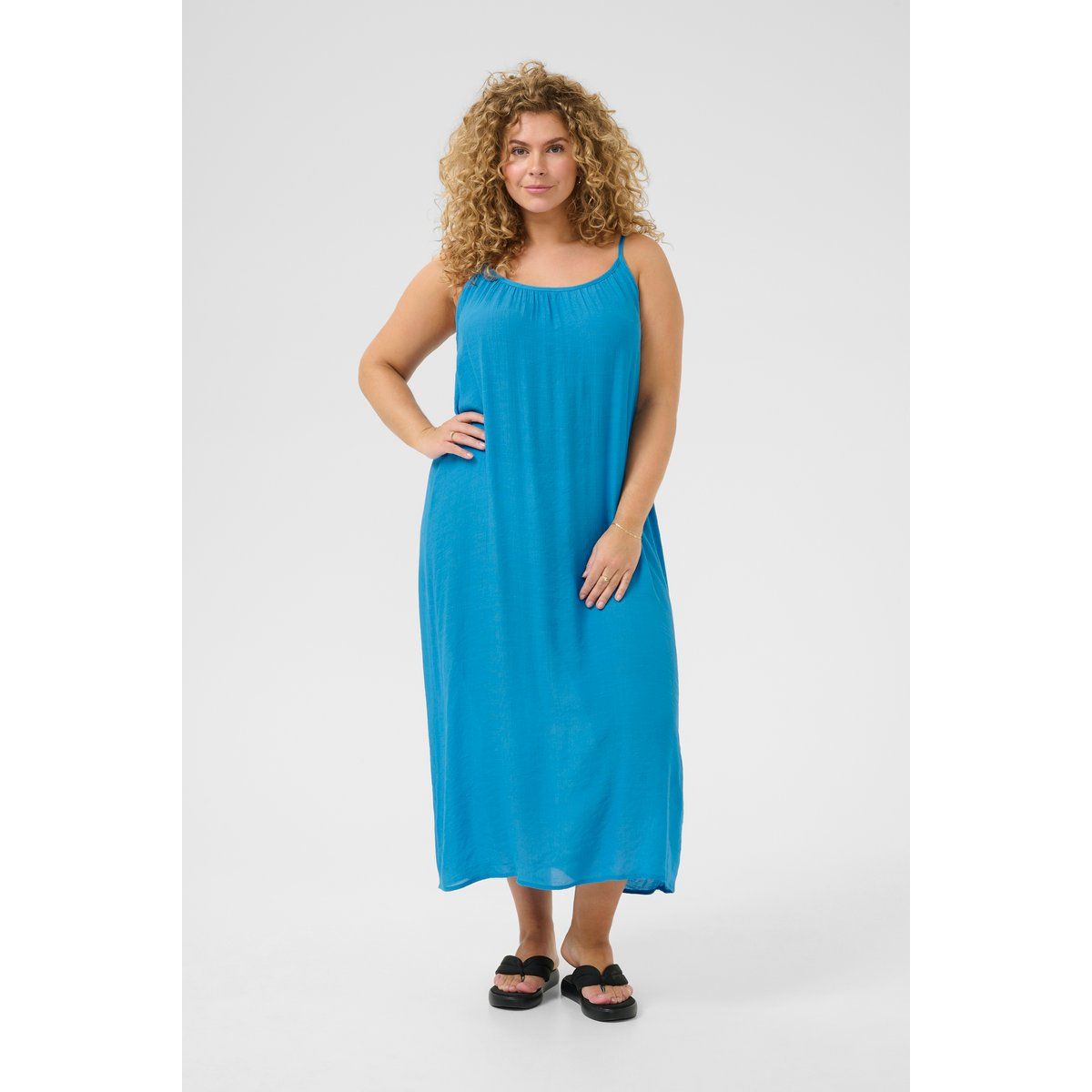 Fließendes Maxikleid in A-Linie