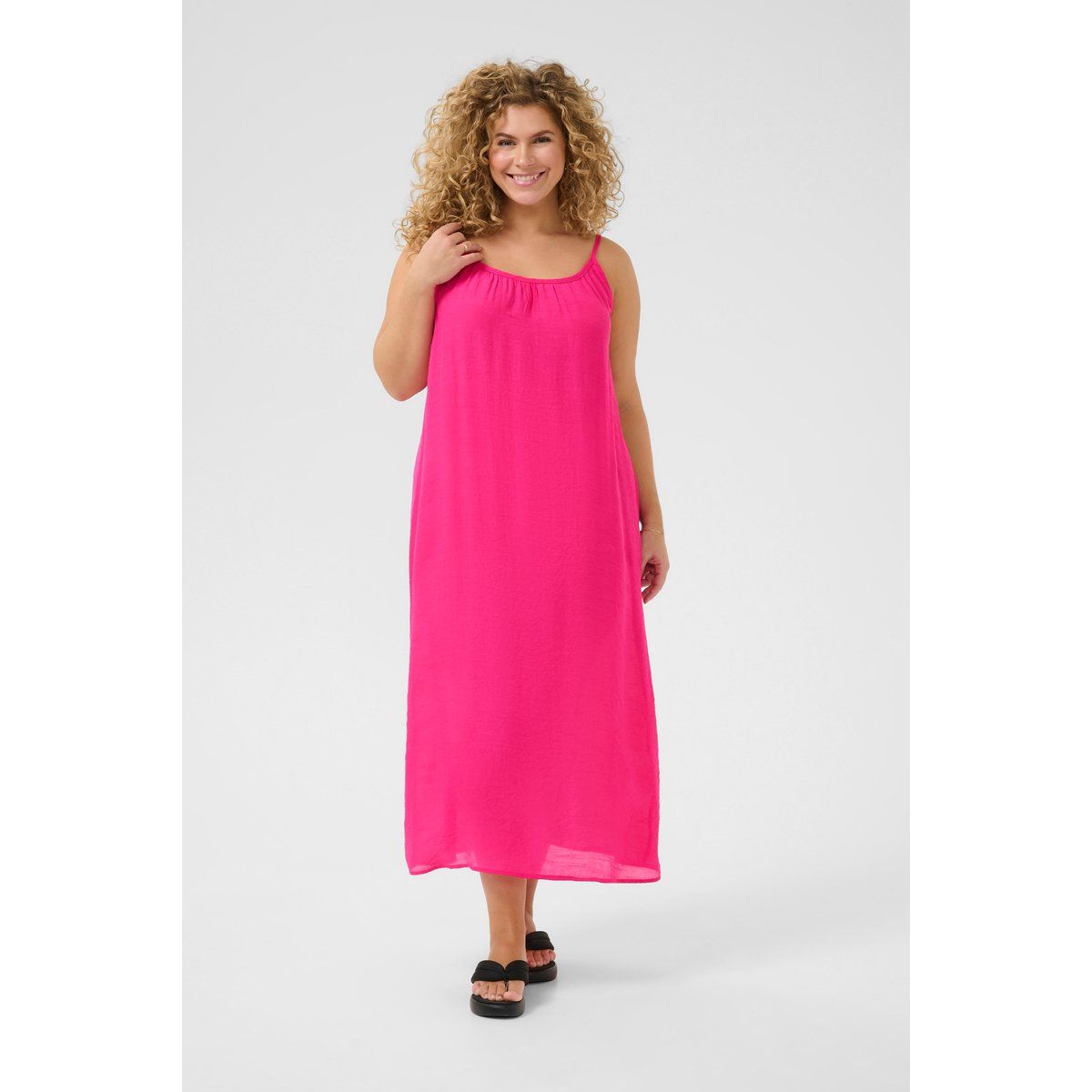 Fließendes A-Linien-Maxikleid