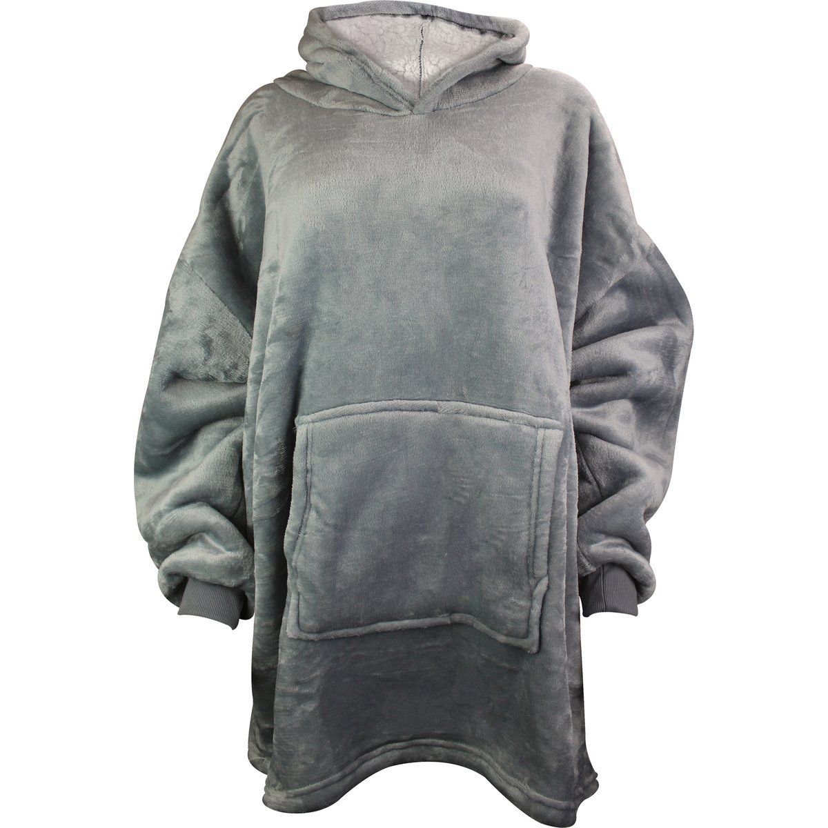 Übergroßer Plüsch-Kuschel-Hoodie