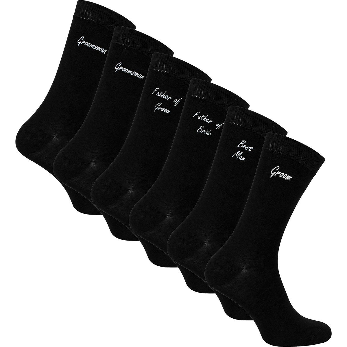 Formelles Socken-Set für Hochzeitsgesellschaften