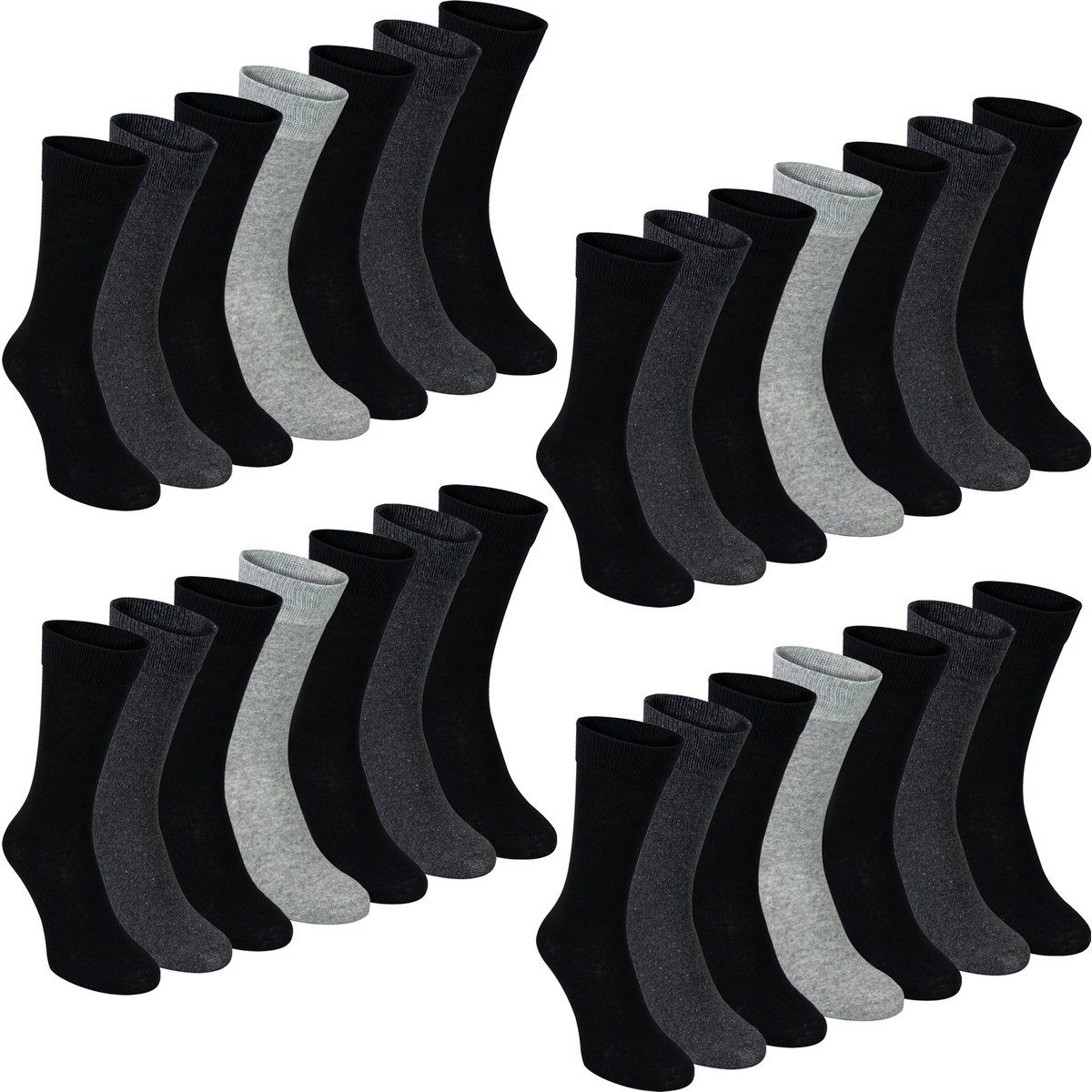 Klassische Gerippte Business-Socken