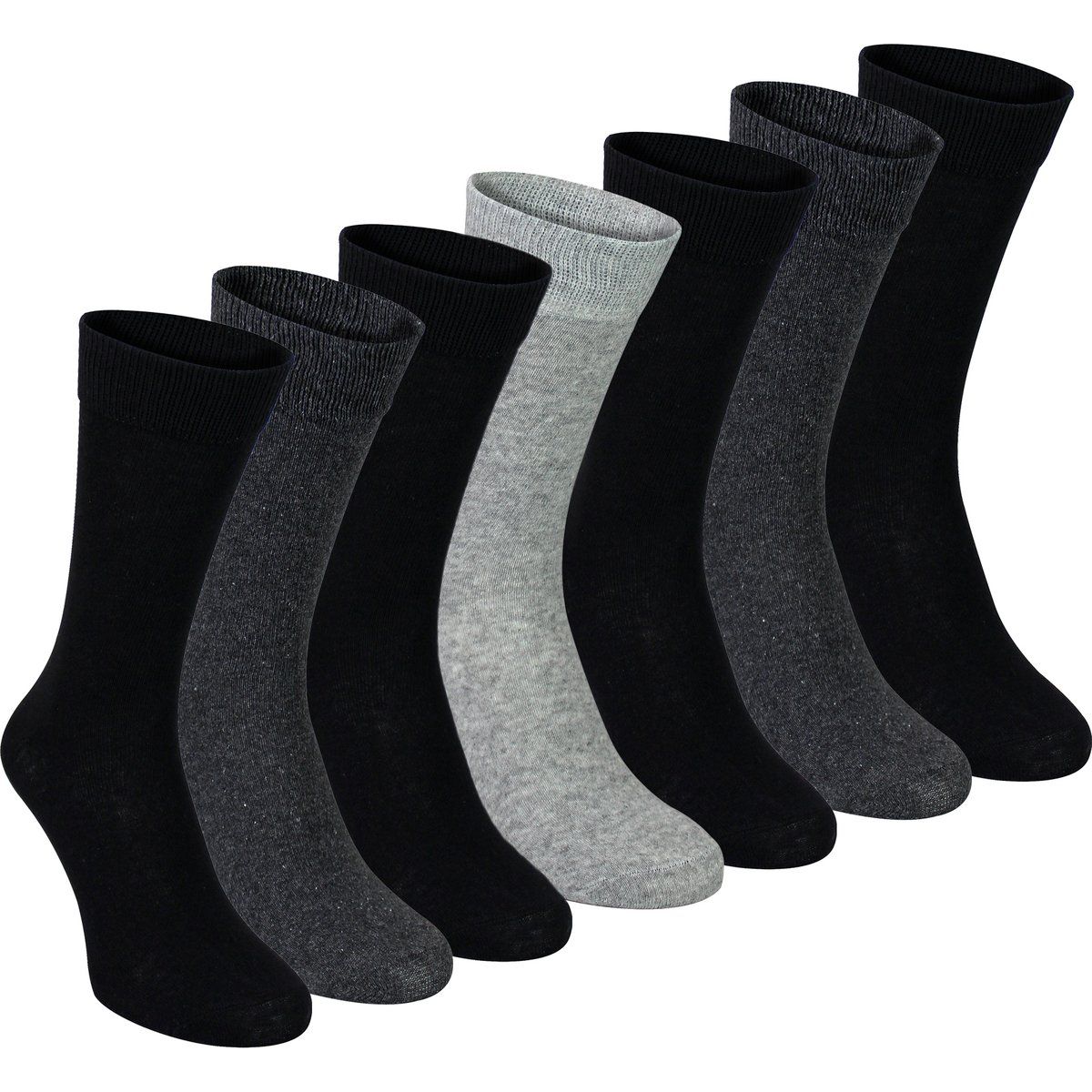 Einfache klassische Anzugsocken im Set