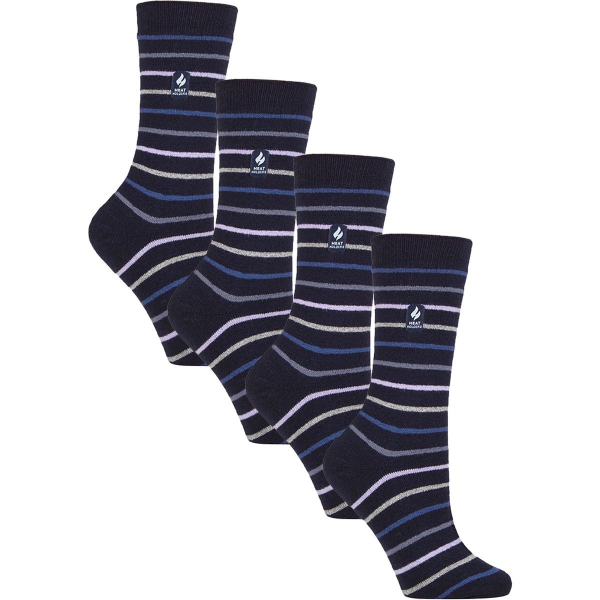 UltraLite Gestreifte Thermosocken