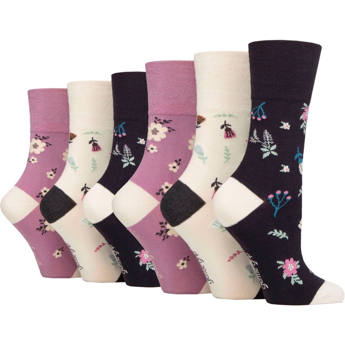 Florales Bambus-Set ohne Gummizug