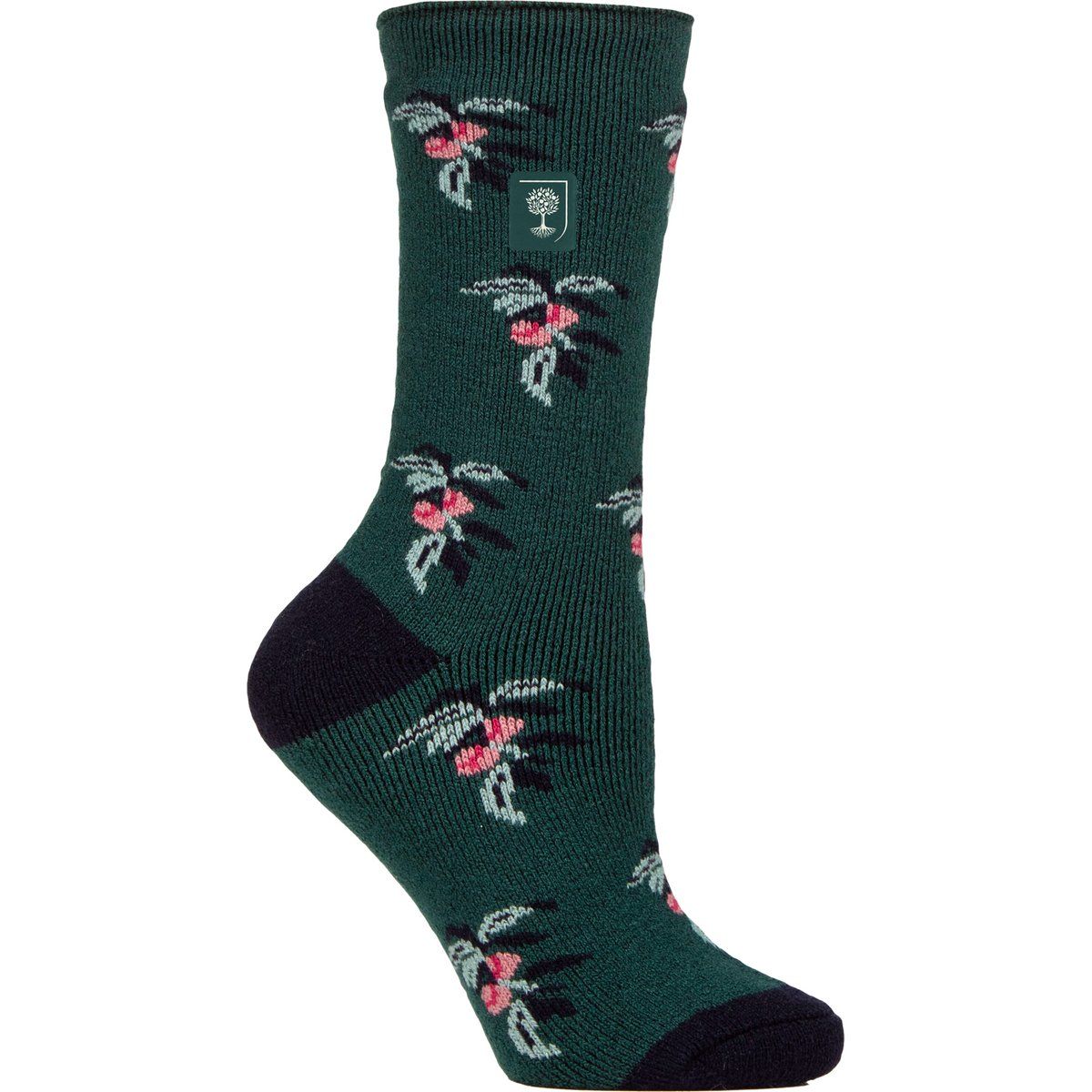 Thermosocken mit botanischem RHS-Muster