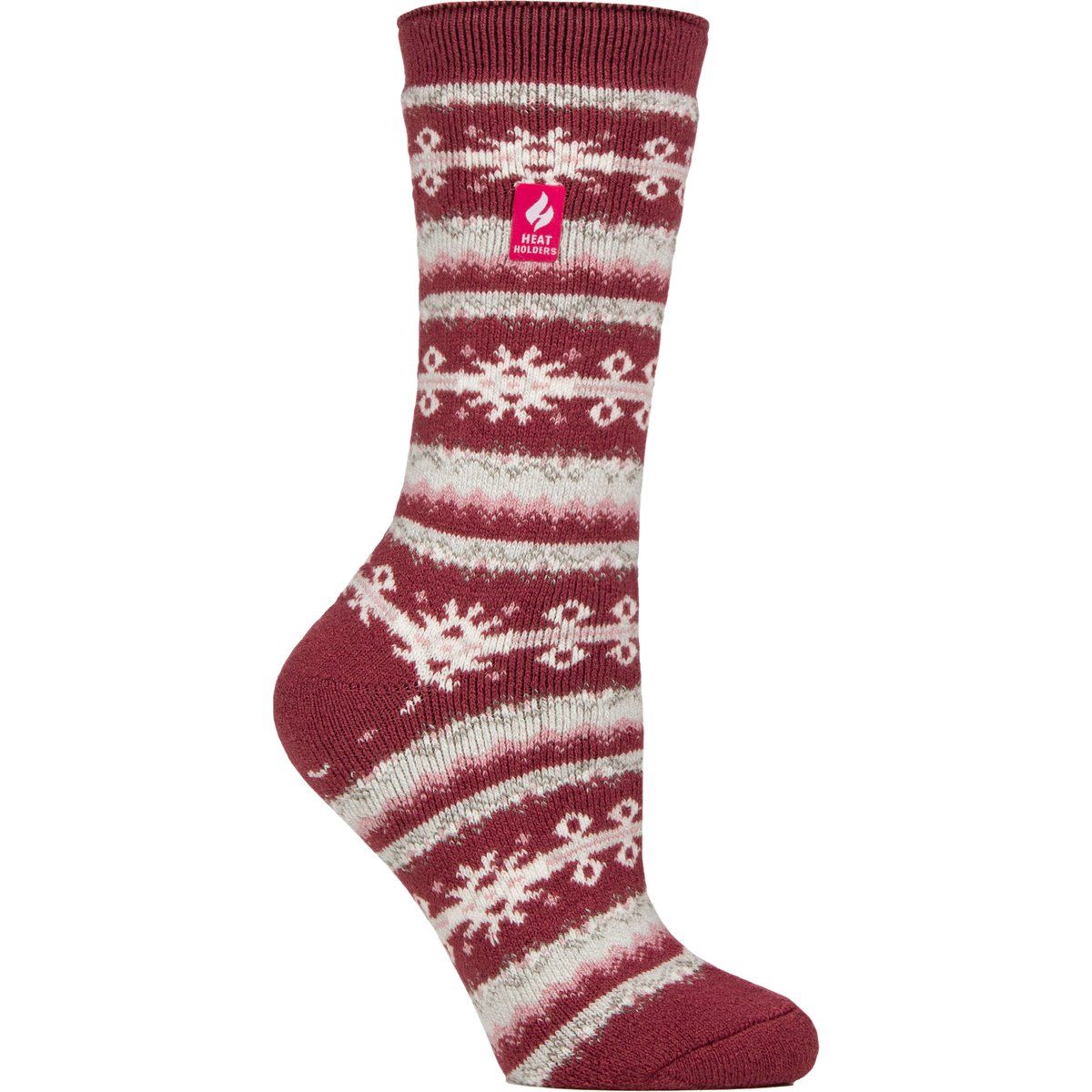 Gemusterte Thermo-Wintersocken