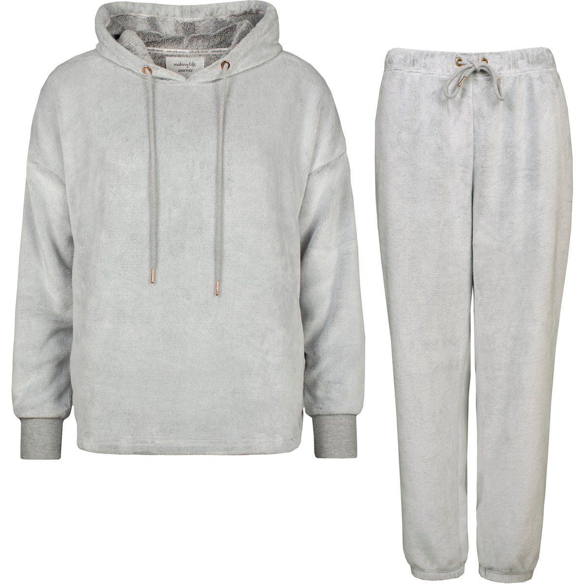 Weiches Thermo-Loungewear Trainingsanzug-Set