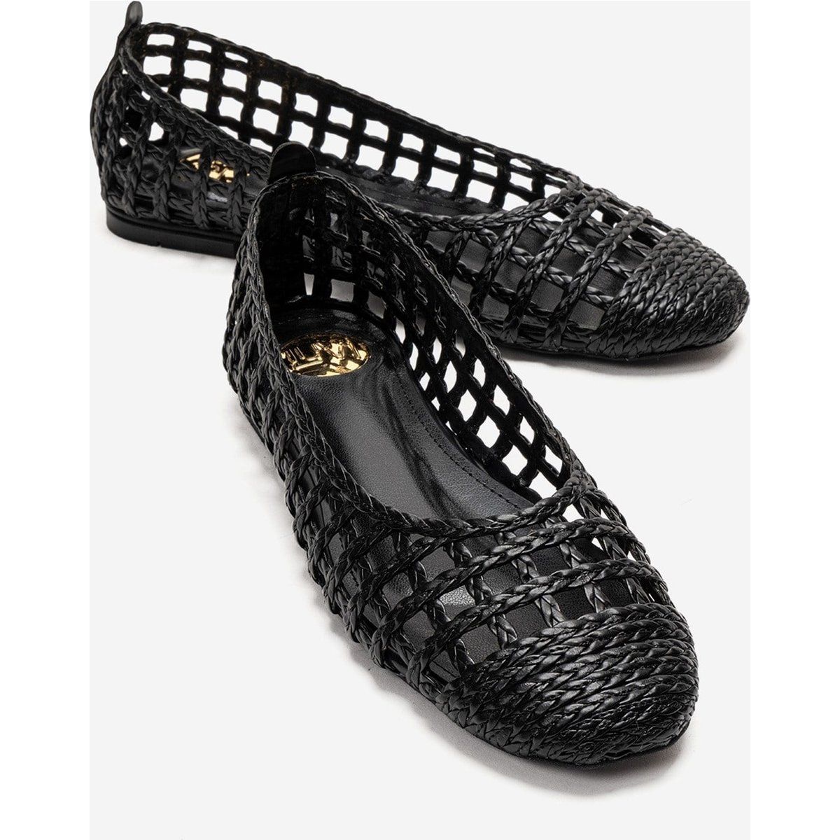 Geflochtene Mesh-Ballerinas