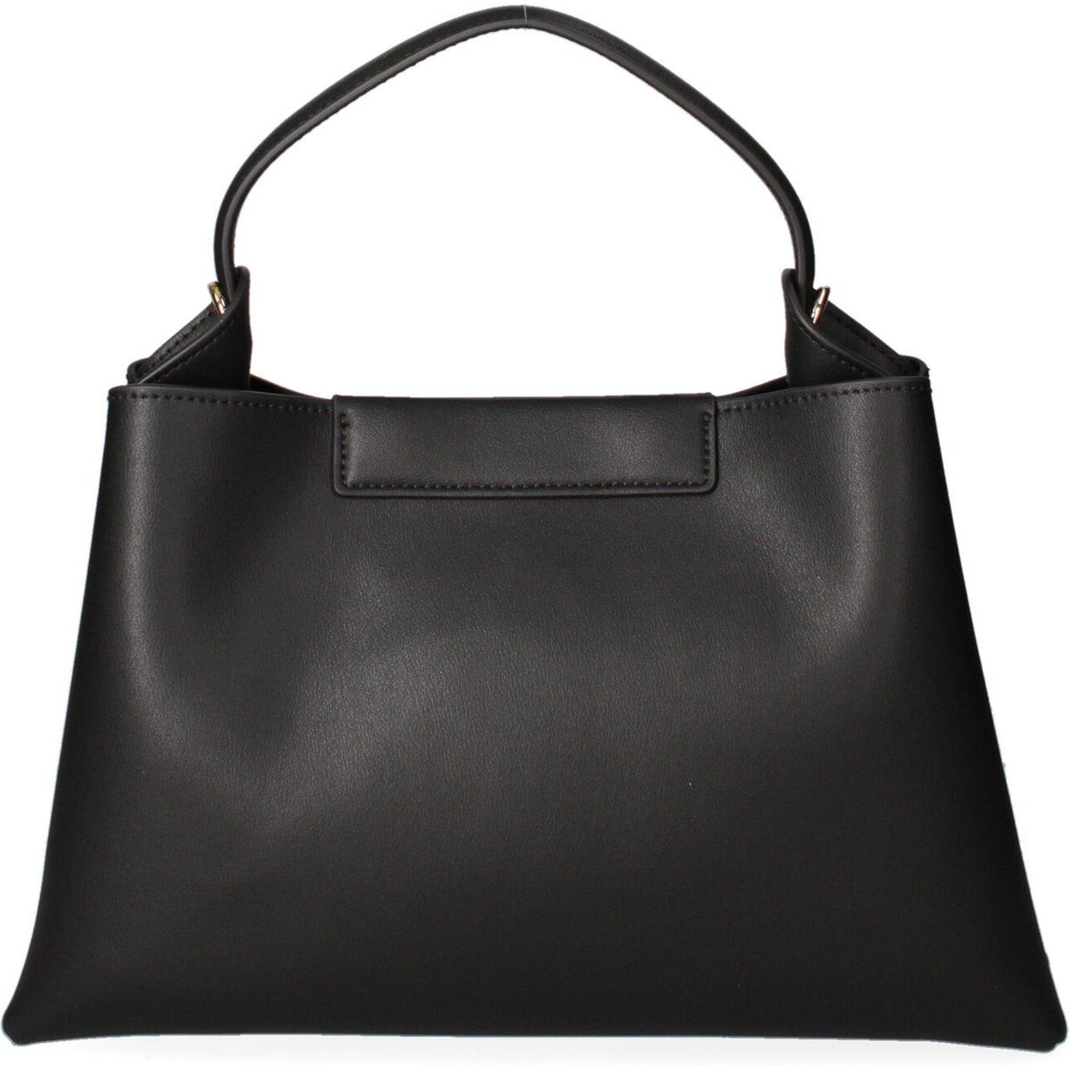 Minimalistische Trapez-Handtasche aus Leder