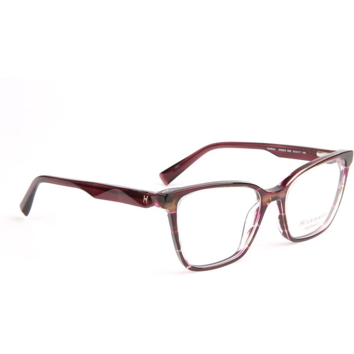 Elegante rechteckige Acetat-Brille