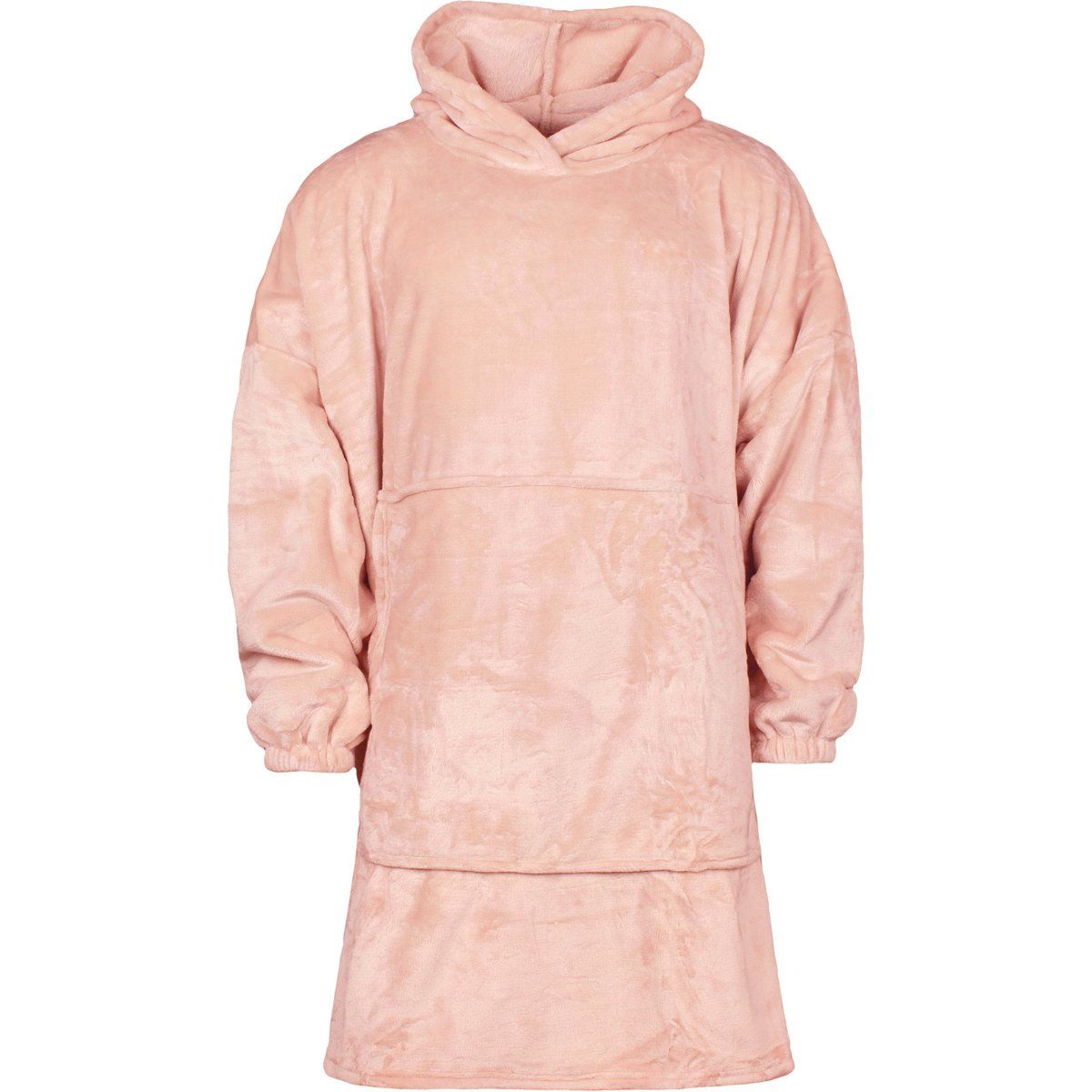 Übergroßer Fleece-Decken-Hoodie Snoodie