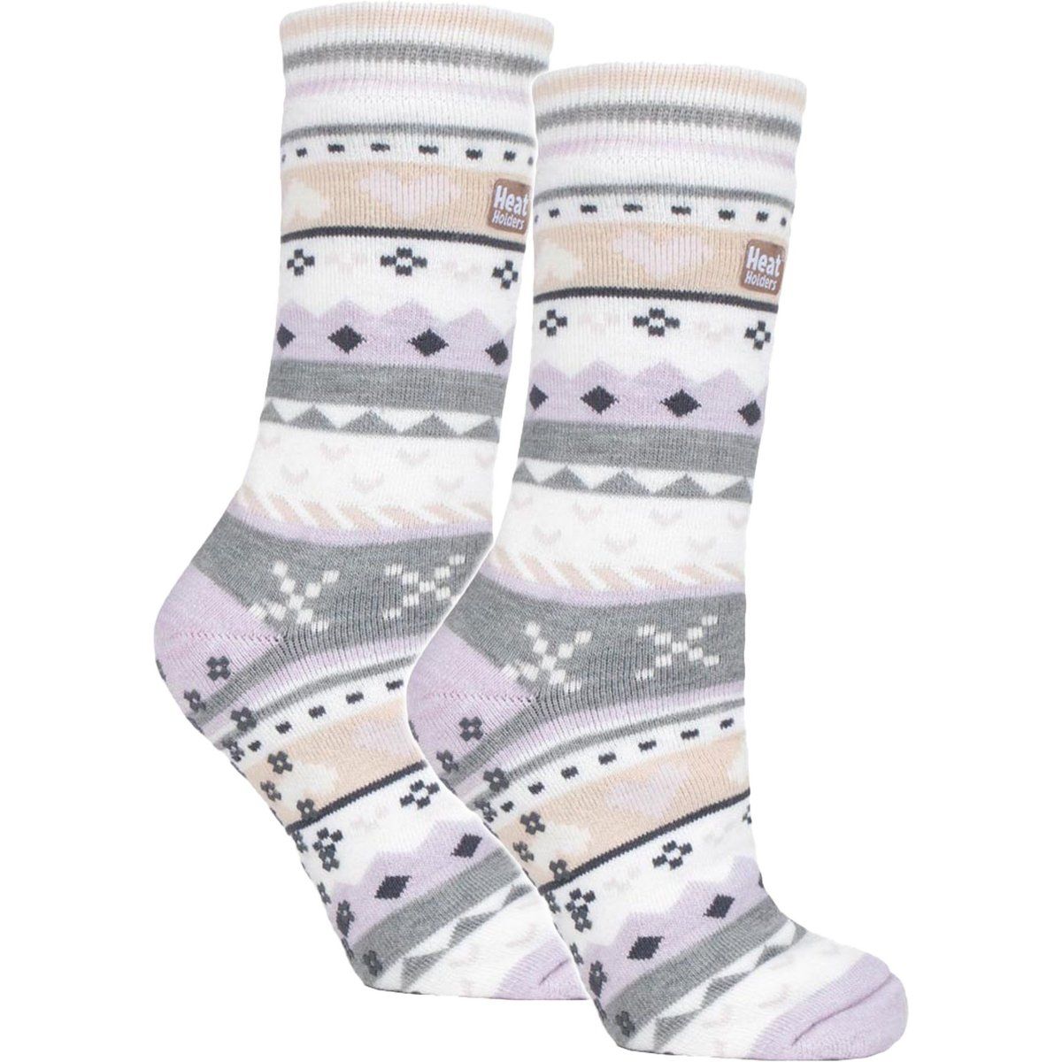 Thermosocken mit Norwegermuster