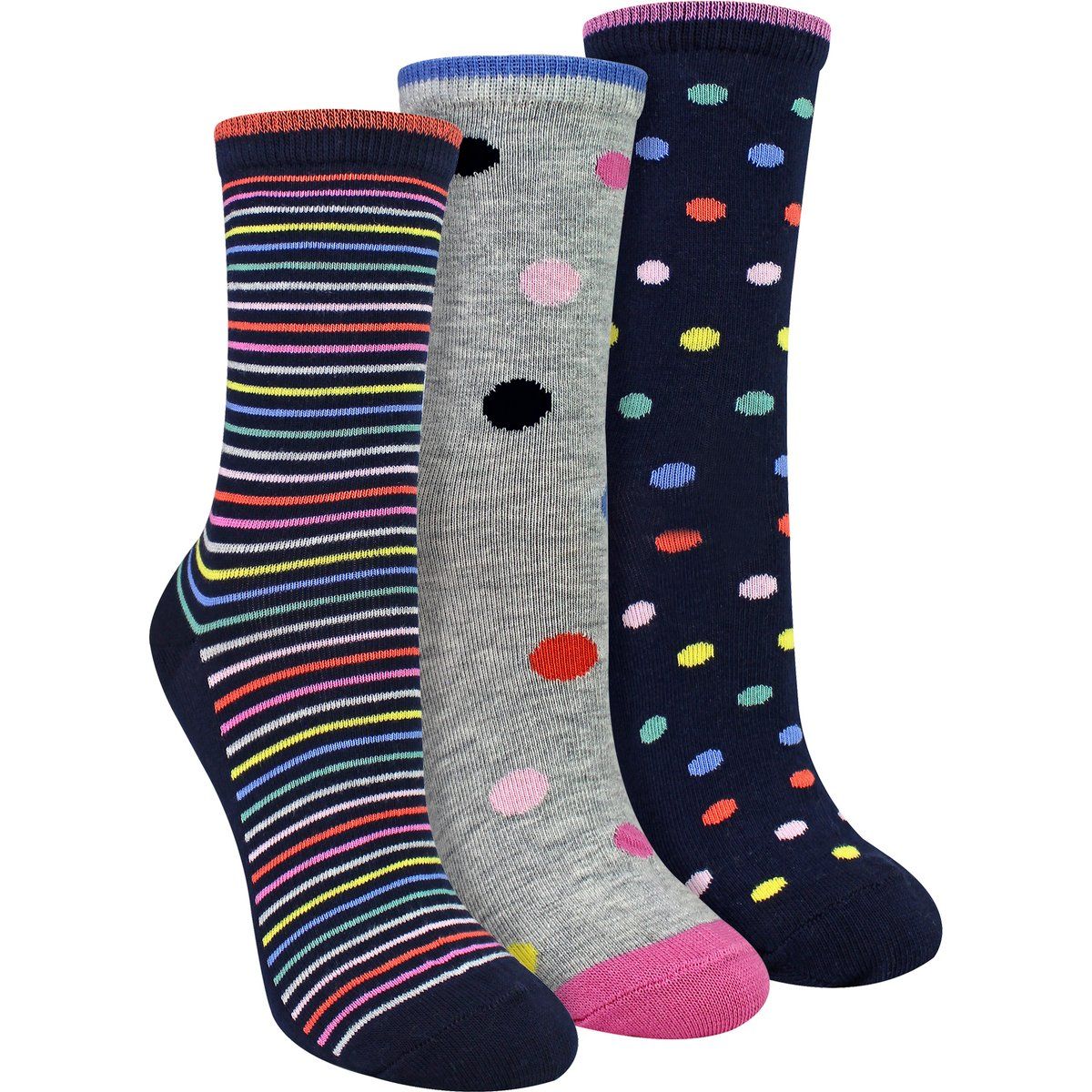 Verspielte Baumwollsocken mit Muster