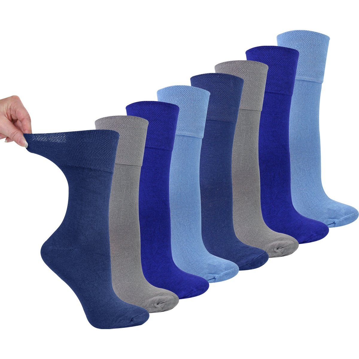 Atmungsaktive Bambus-Diabetikersocken
