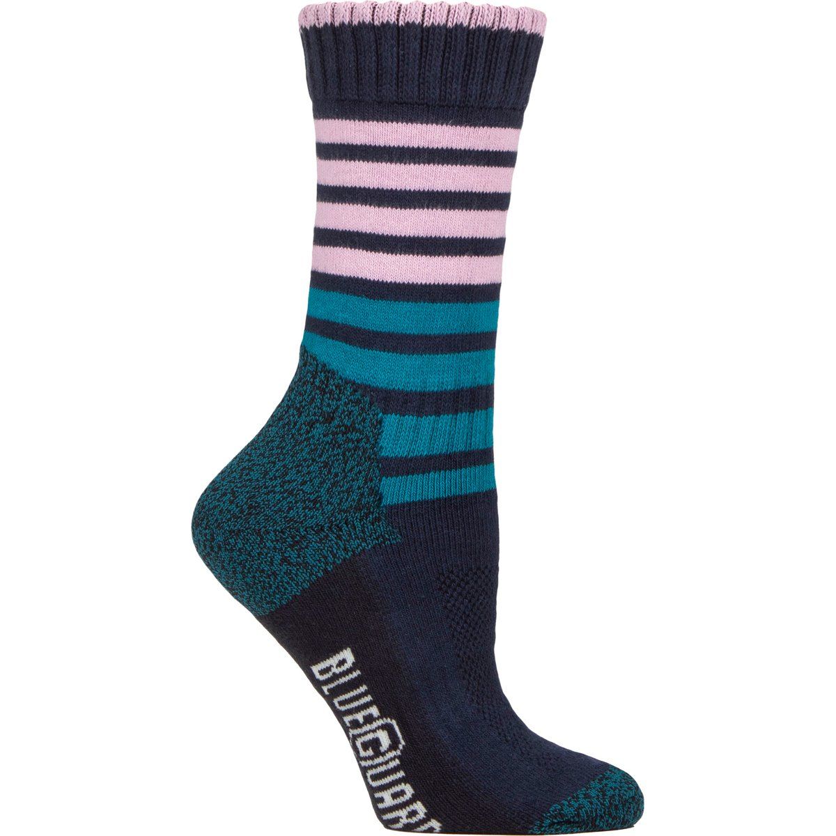 Strapazierfähige gestreifte schwere Stiefelsocken