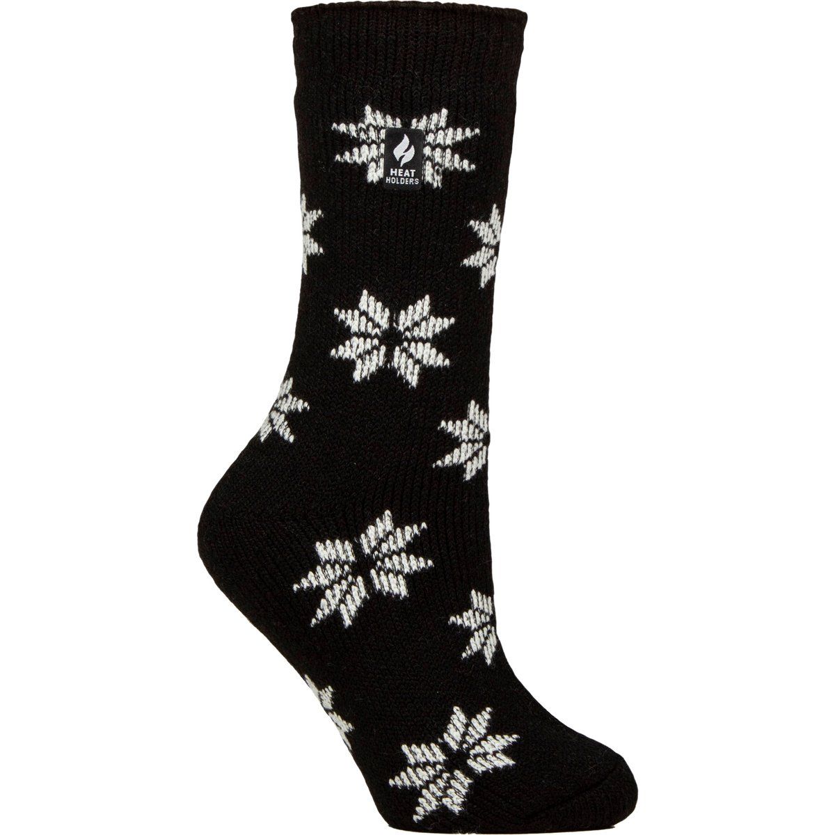 Jacquard Thermo-Wintersocken mit Schneeflockenmuster