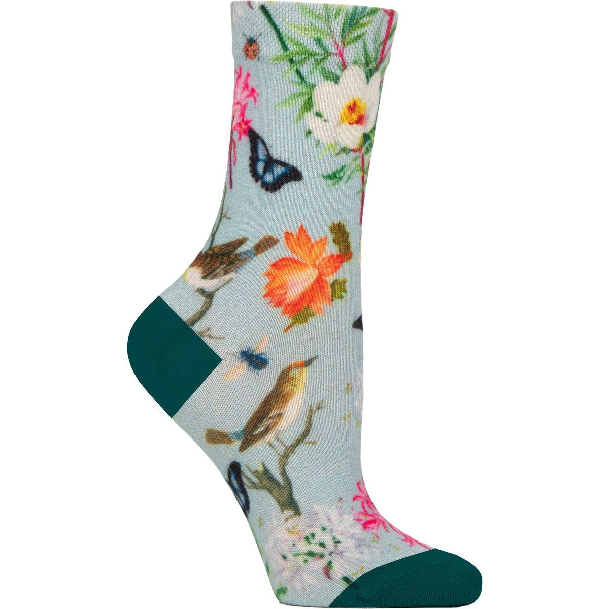 Socken mit botanischem Print
