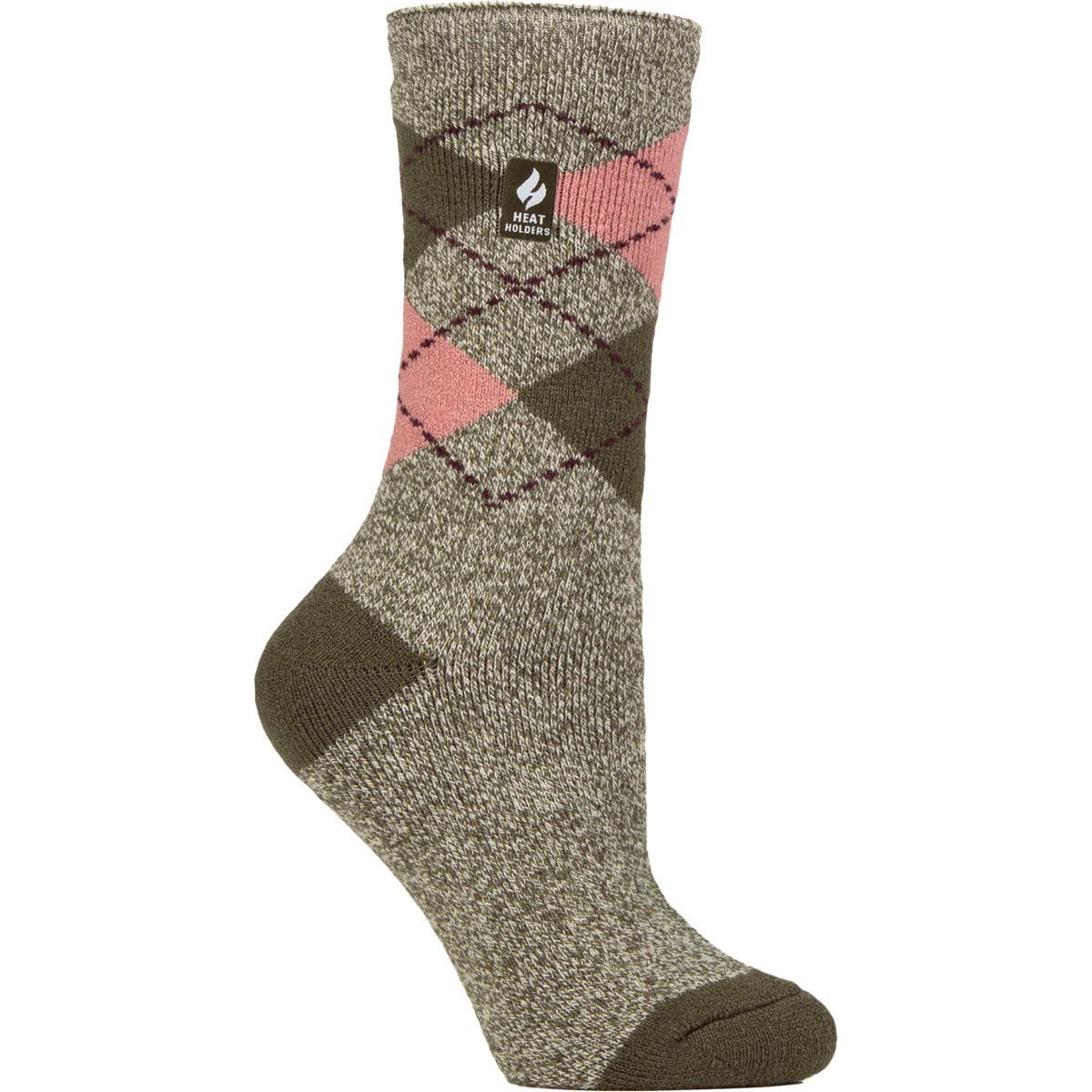 Gemusterte Argyle Thermo-Socken
