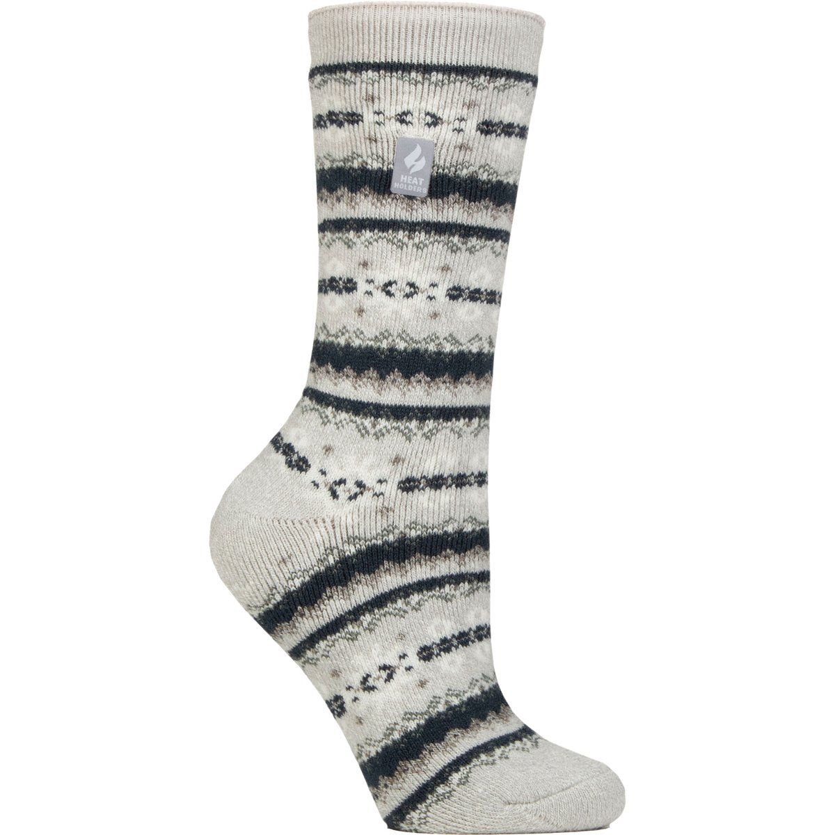 Thermosocken mit Fair Isle Muster