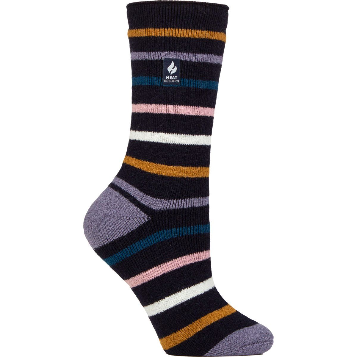 Mehrfarbig Gestreifte Thermosocken