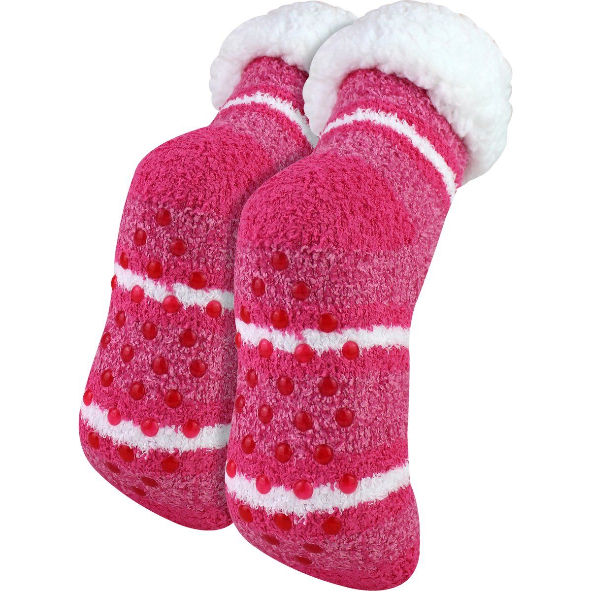 Gemütliche Gestreifte Sherpa Gefütterte Loungewear