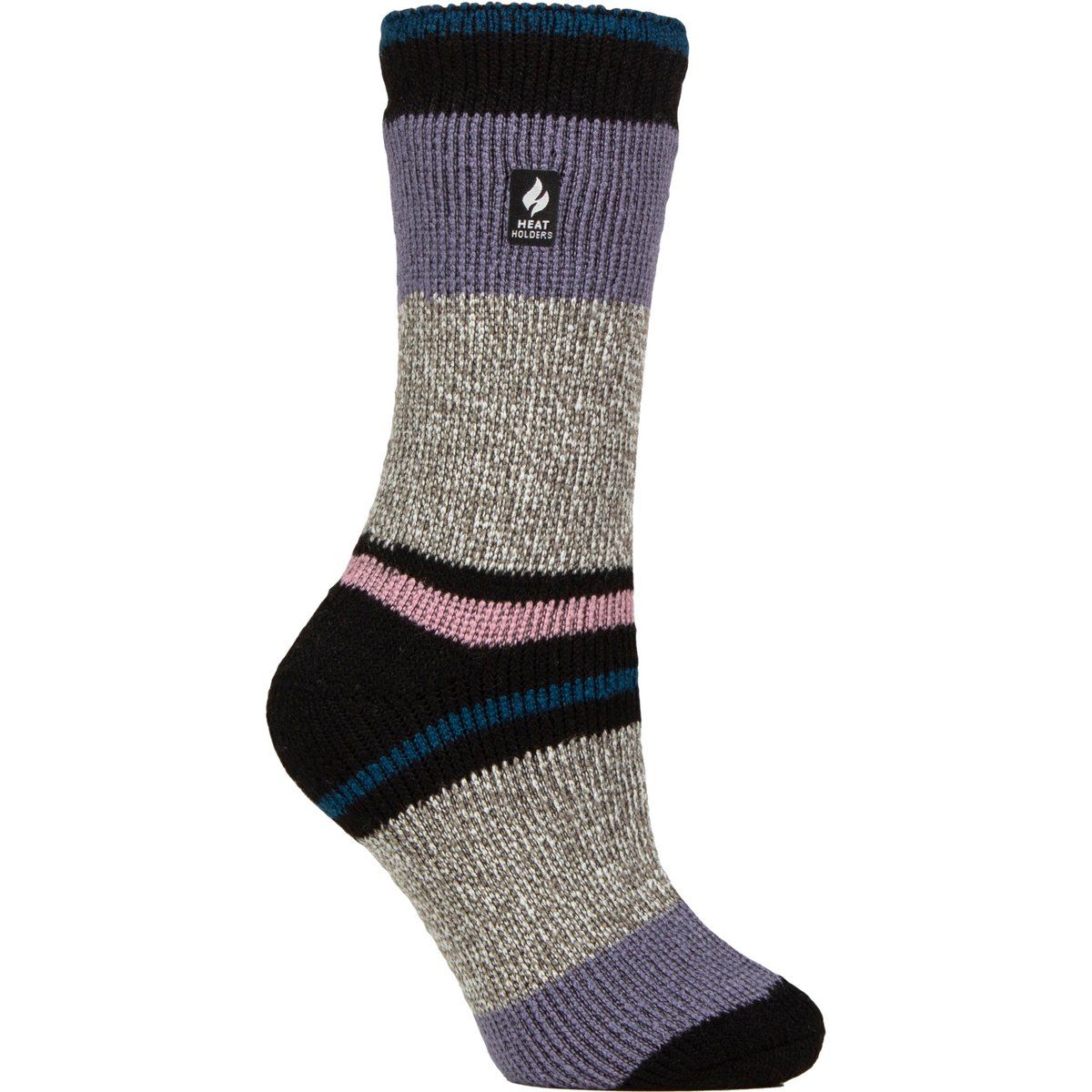 Gestreifte Hochleistungs-Thermosocken für Winter