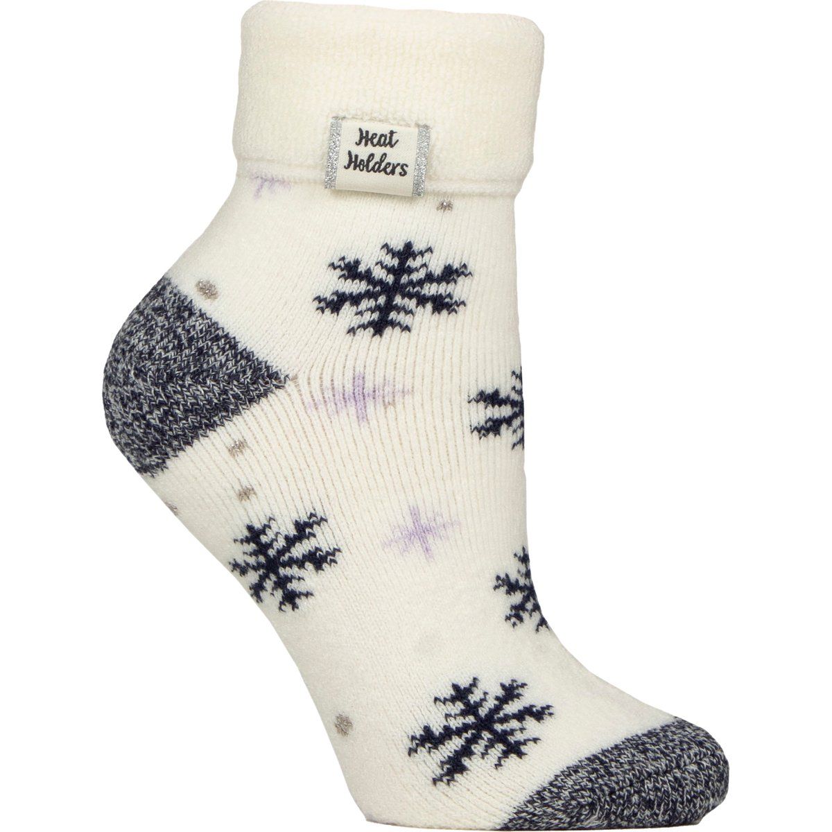 Gemütliche Loungesocken mit Schneeflockenmuster