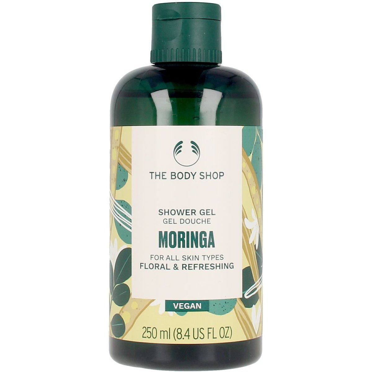 Erfrischendes Moringa-Duschgel mit Blumenduft