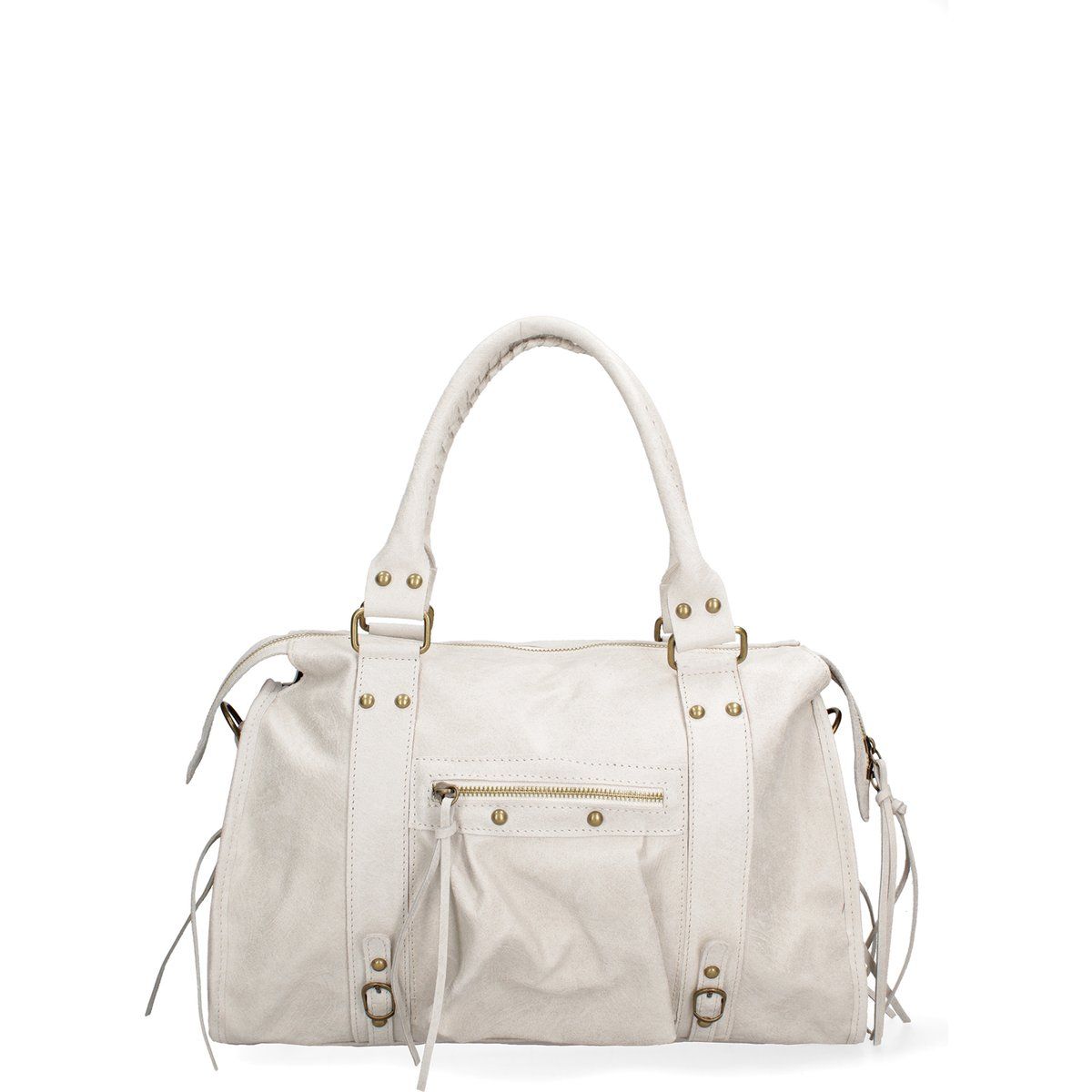 Elara Leder-Tasche mit Fransen