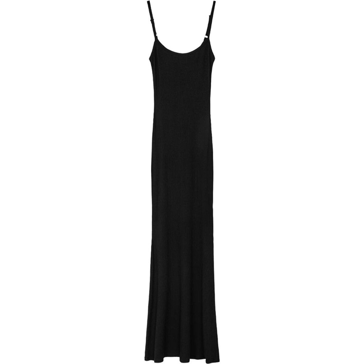 Körperbetontes Maxi-Kleid aus Rippstrick