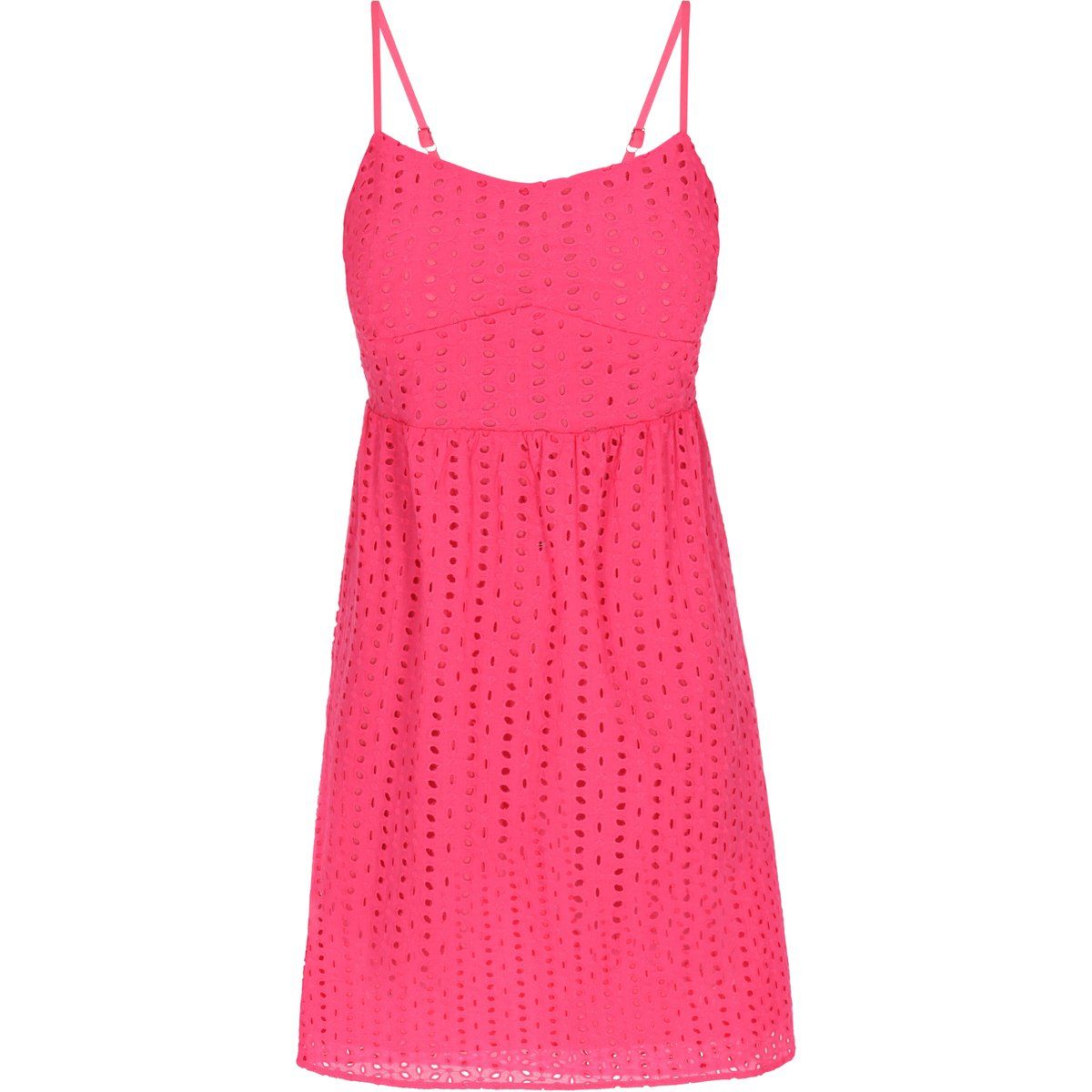 Mini-Sommerkleid mit Lochstickerei