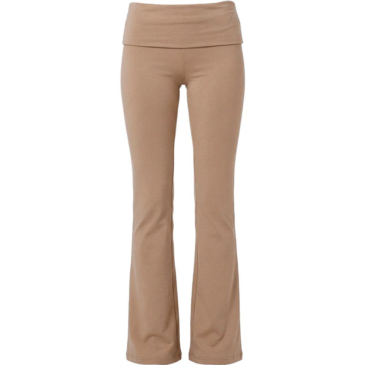Minimalistische Jersey-Hose mit Schlag