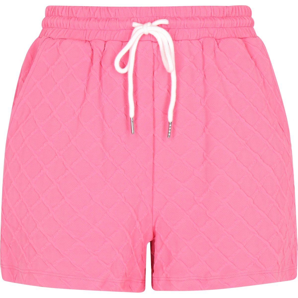 Gesteppte Lounge-Shorts mit Muster