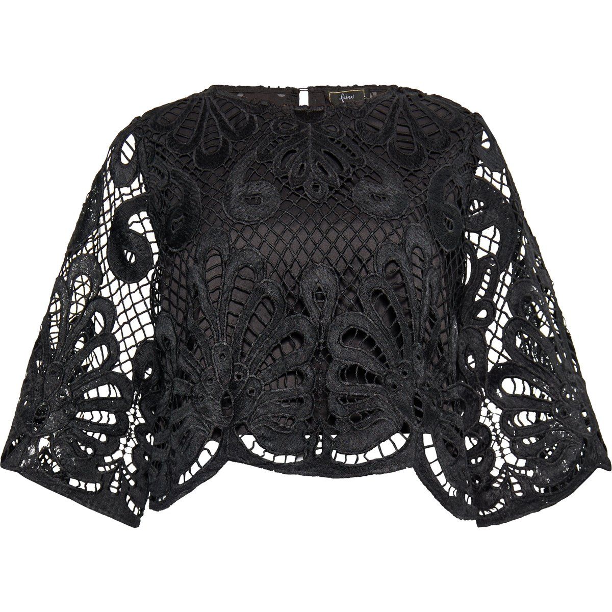 Elegante Paisley-Spitzenbluse