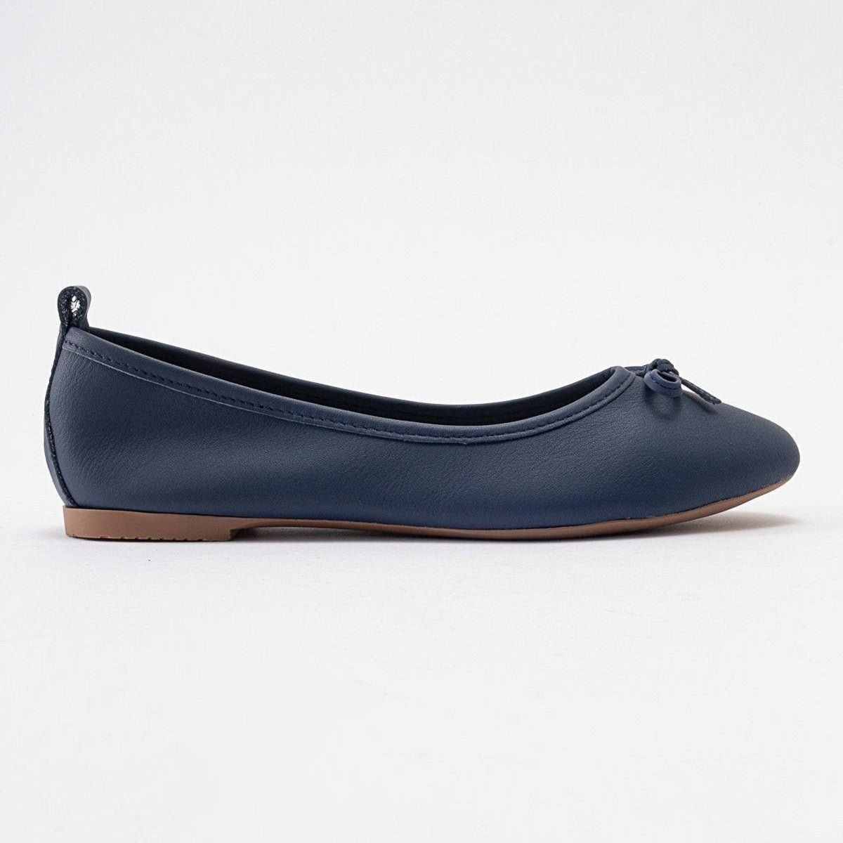 Minimalistische Leder-Ballerinas