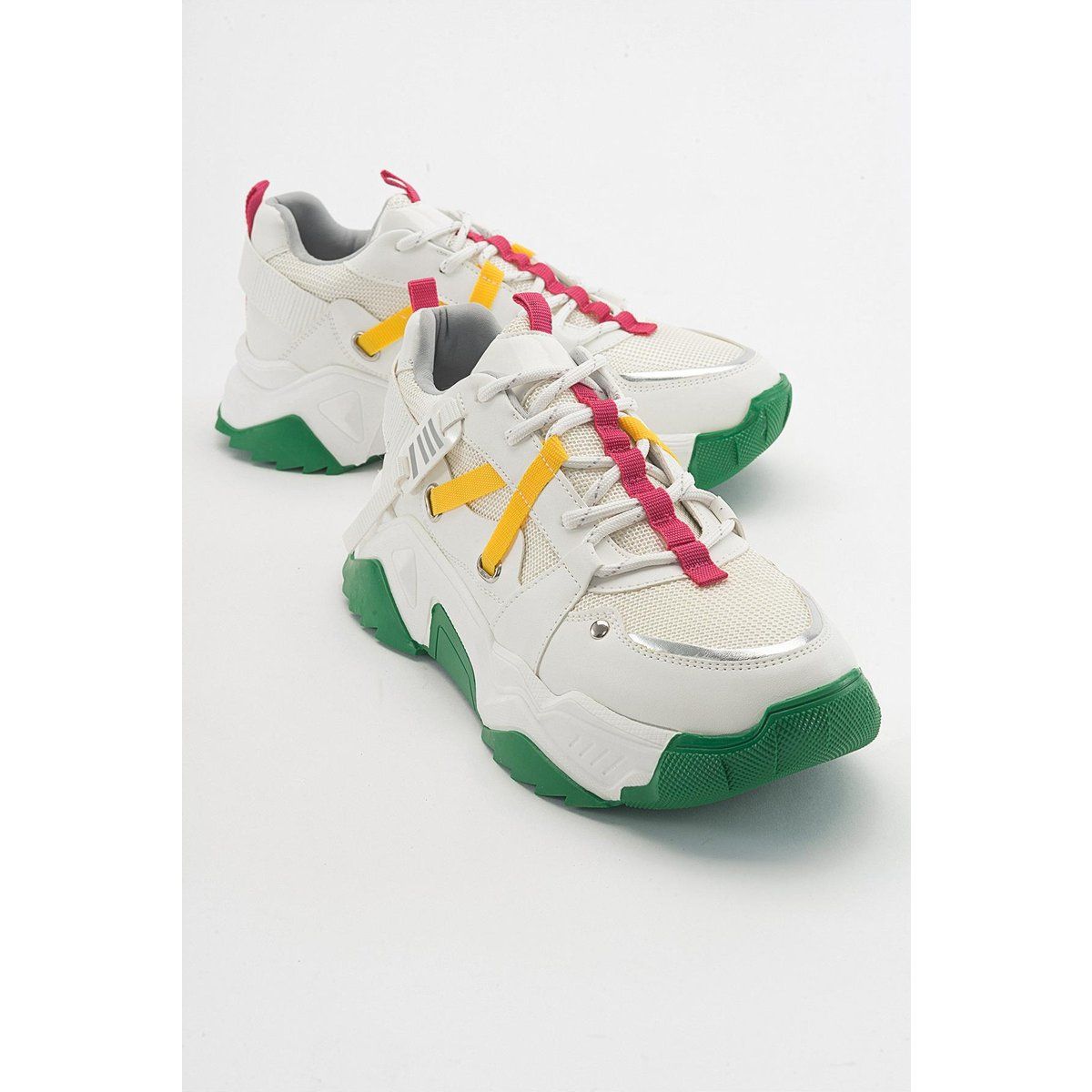 Klobige Bunte Sportliche Sneaker