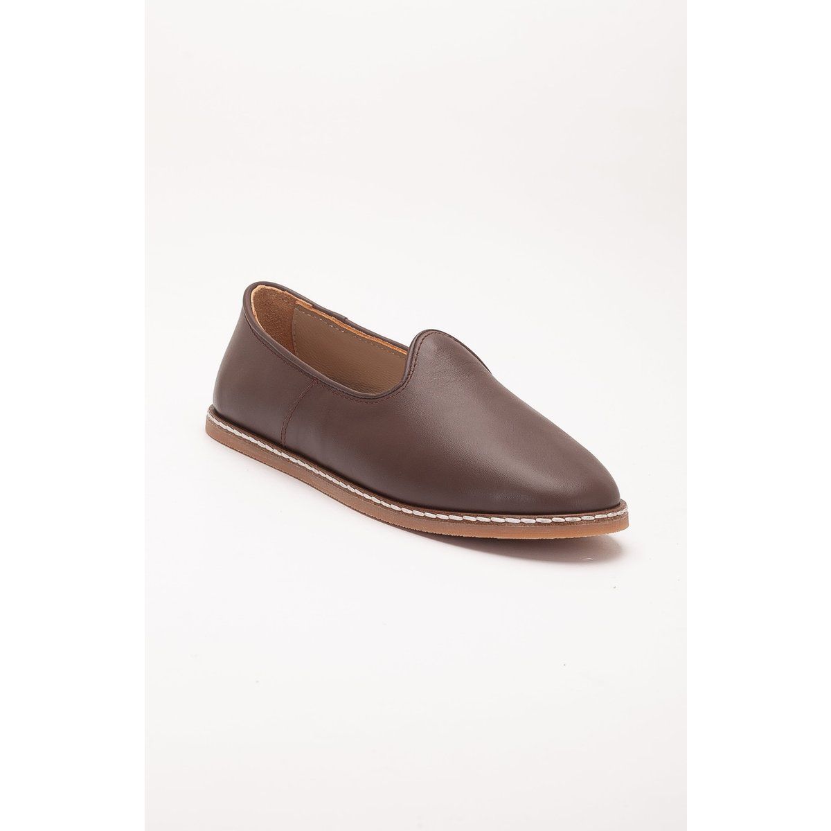 Minimalistische Leder-Slip-On-Loafer