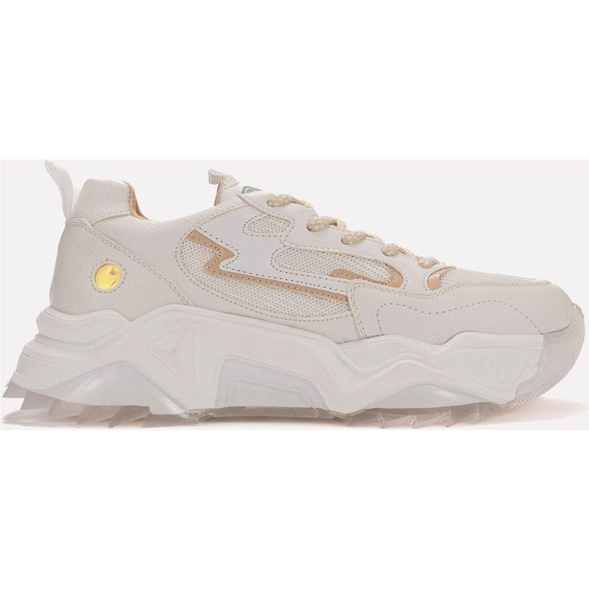 Sneaker mit welliger Plateausohle