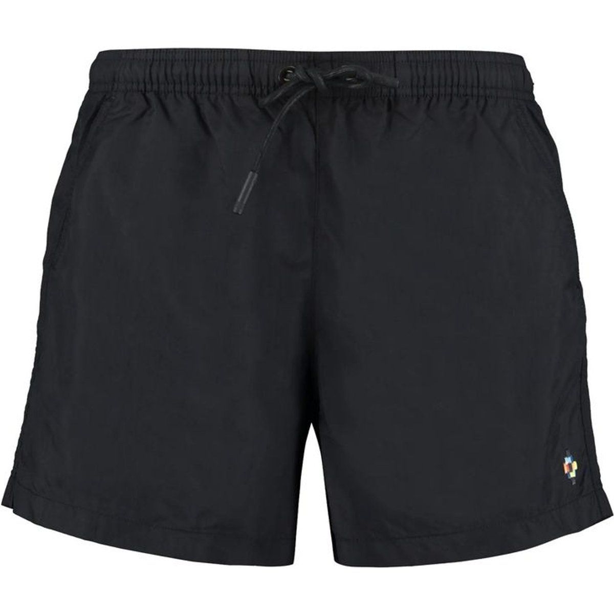 Badehose mit Kordelzug und Logostickerei